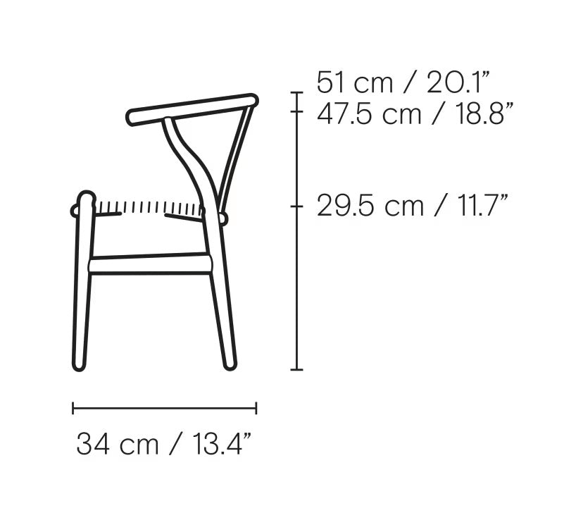 Carl Hansen & Son Wishbone Stoel CH24 - Kids edition