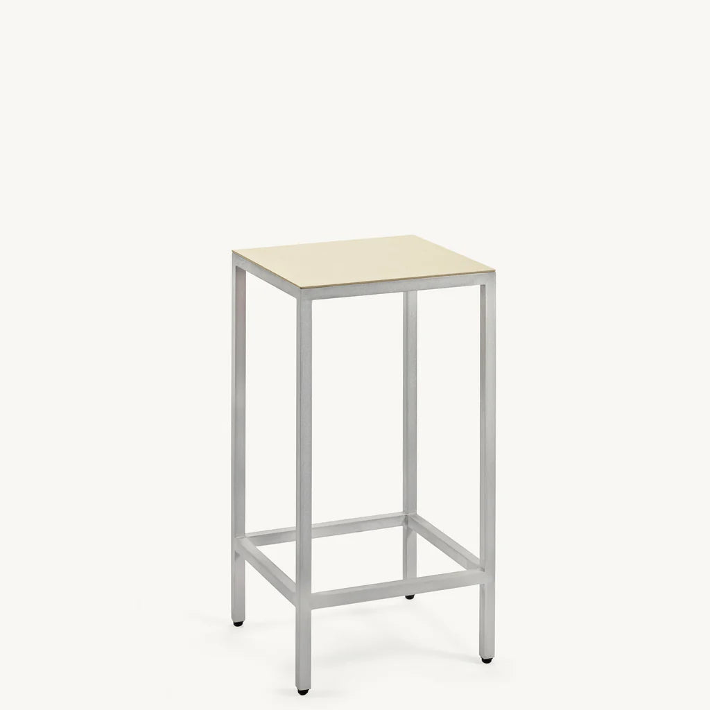 Valerie Objects Alu bar stool medium ivory