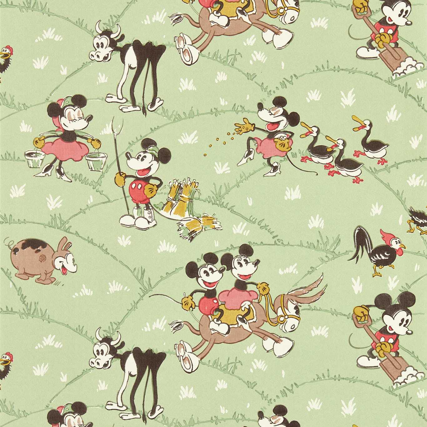 Sanderson x Disney Mickey at the farm Macaron Green 217266