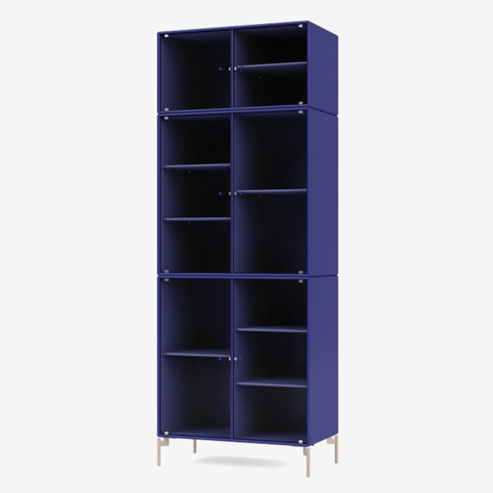 Montana Ripple 4 Vitrine cabinet monarch, diep blauw