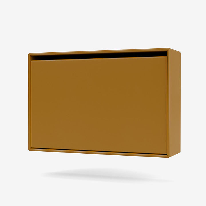 Montana Hide shoe cabinet amber