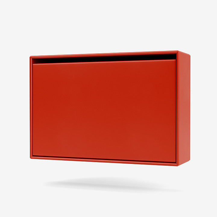 Montana Hide shoe cabinet rosehip, rood