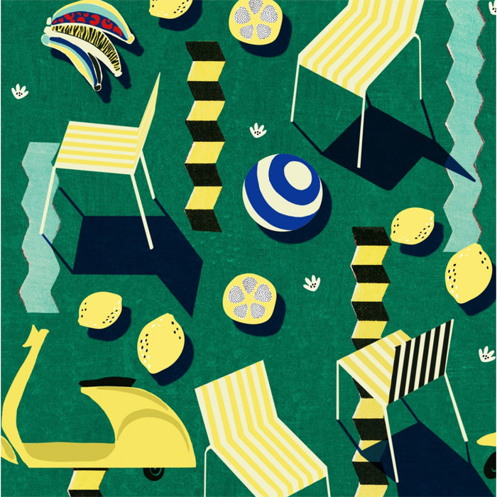 Mind the Gap behang Moto Bello Green WP20852