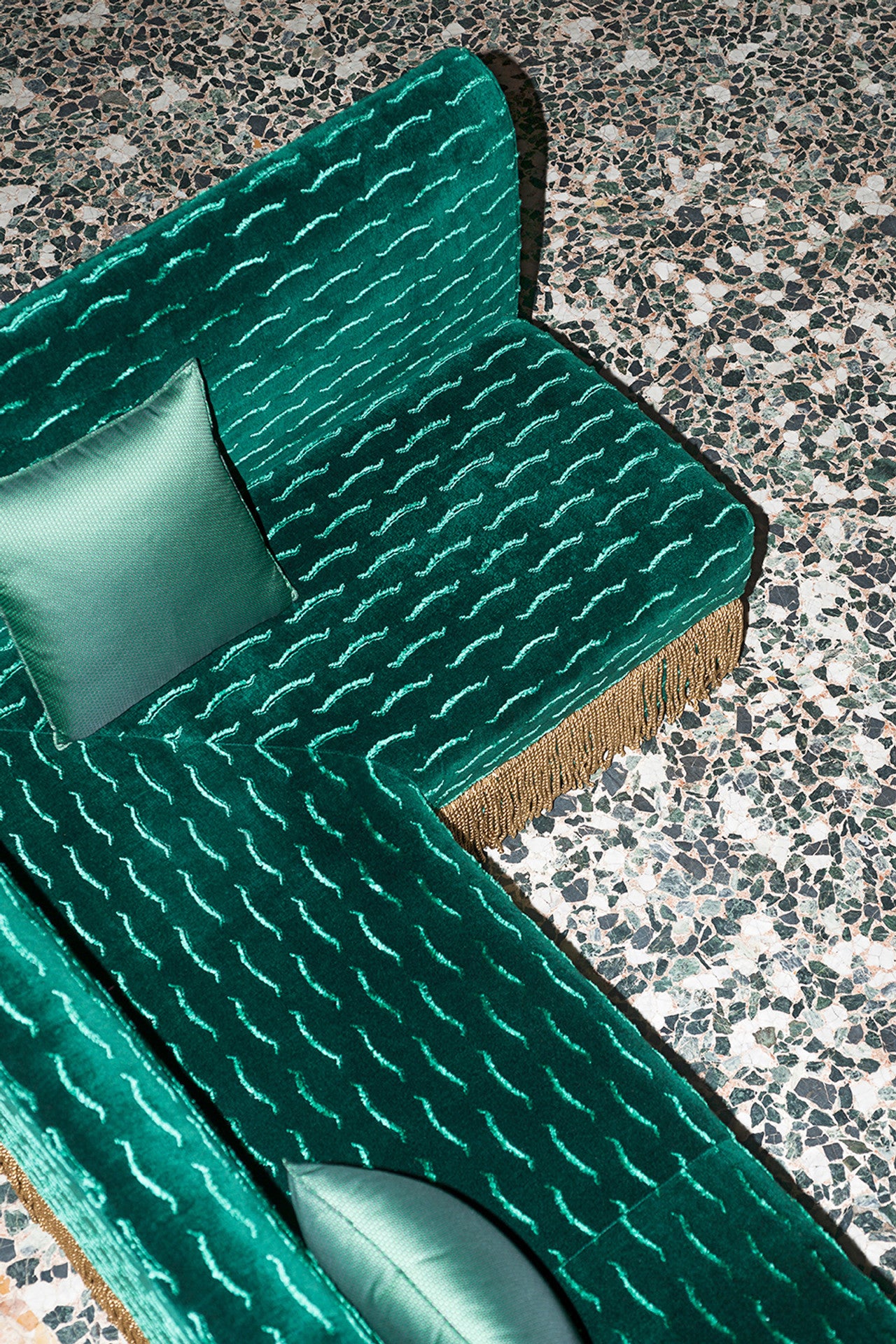 Dedar stof Nouvelles Vagues Malachite 005