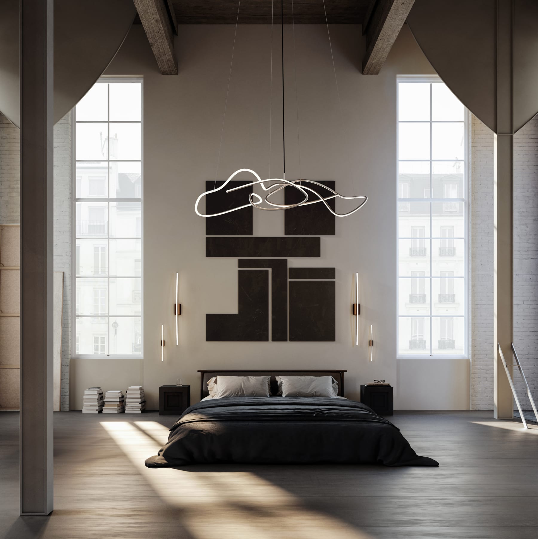 101 Copenhagen Ghost Chandelier Big - Chrome