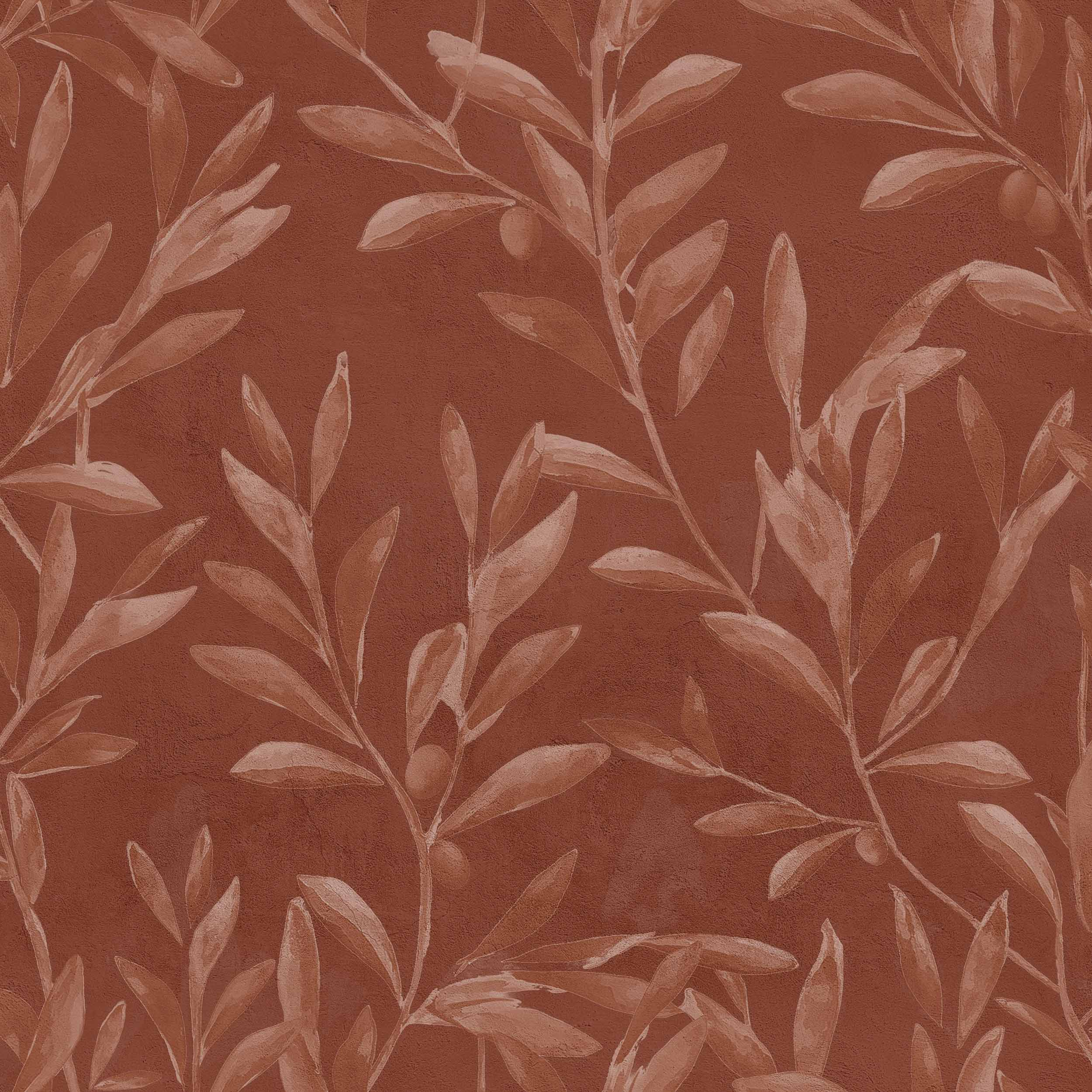 Coordonné behang Olivetum Clay B00632