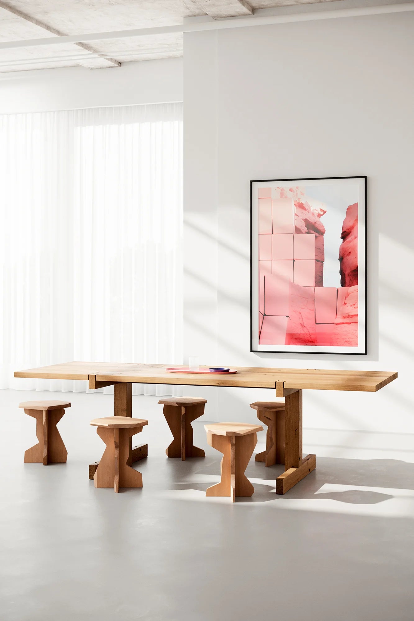 OUT Fels stool kruk/bijzettafel