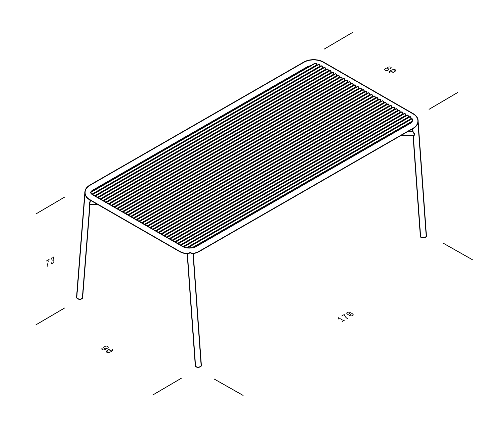 OUT Ivy outdoor set (stoelen+tafel)