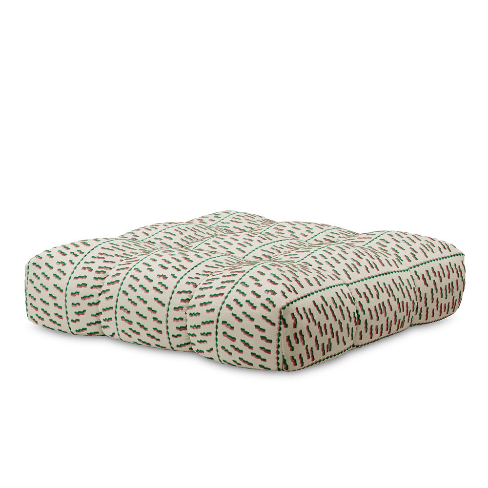 OUT Objekte Unserer Tage Sander Sofa Pouf XLarge fabric Dedar Tiger Beat Col. 005
