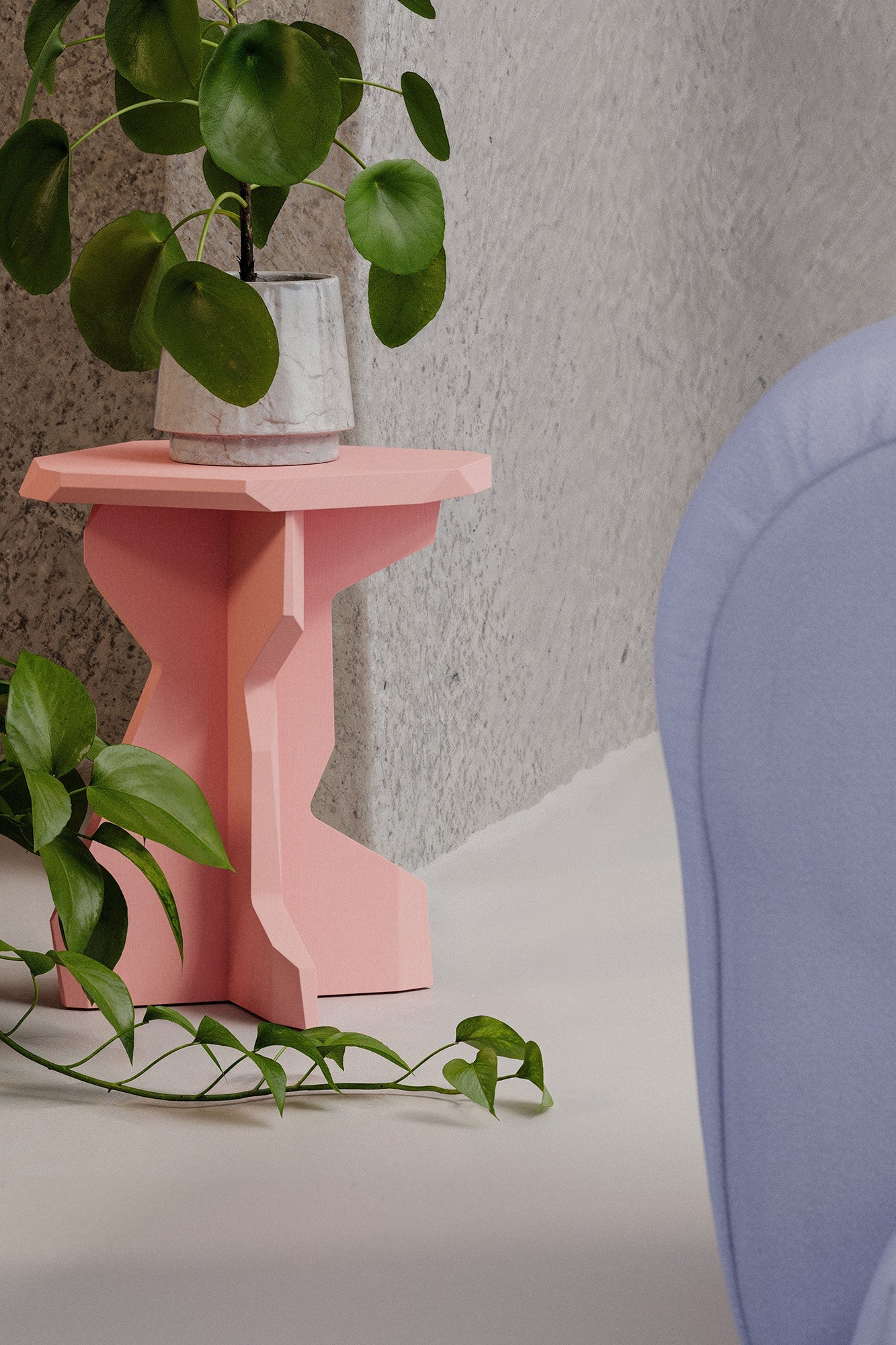 OUT Fels stool kruk/bijzettafel