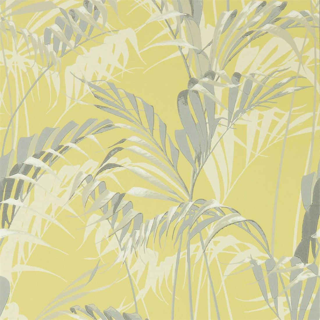 Sanderson Palm House Botanical Chartreuse Grey 216642