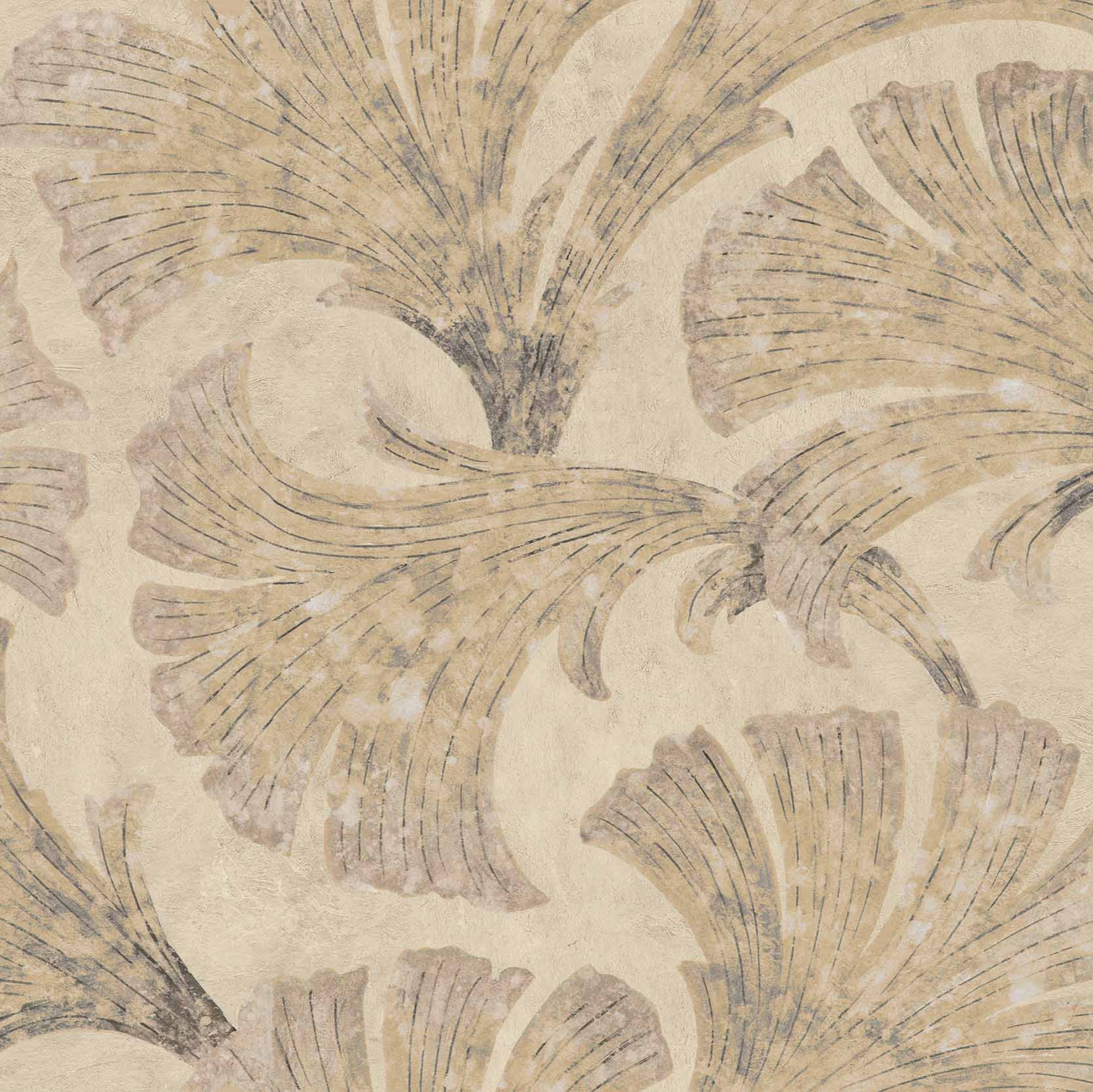 Coordonné behang Papyrus Sand B00609