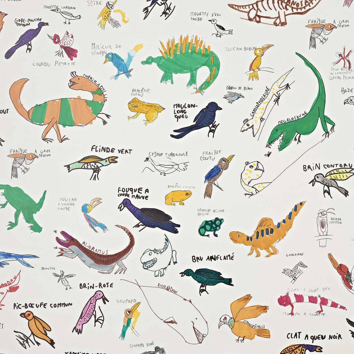 Pierre Frey behang Encyclopedie Multicolore FP818001