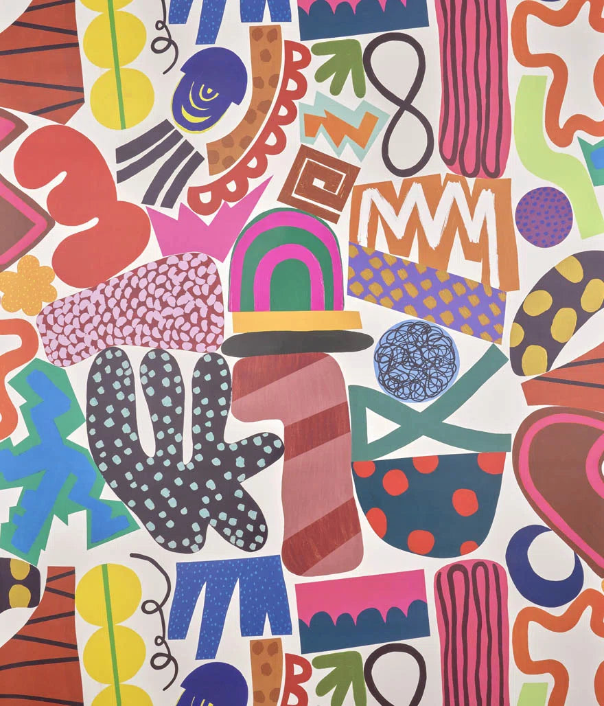 Pierre Frey behang Emily Multicolore FP999001
