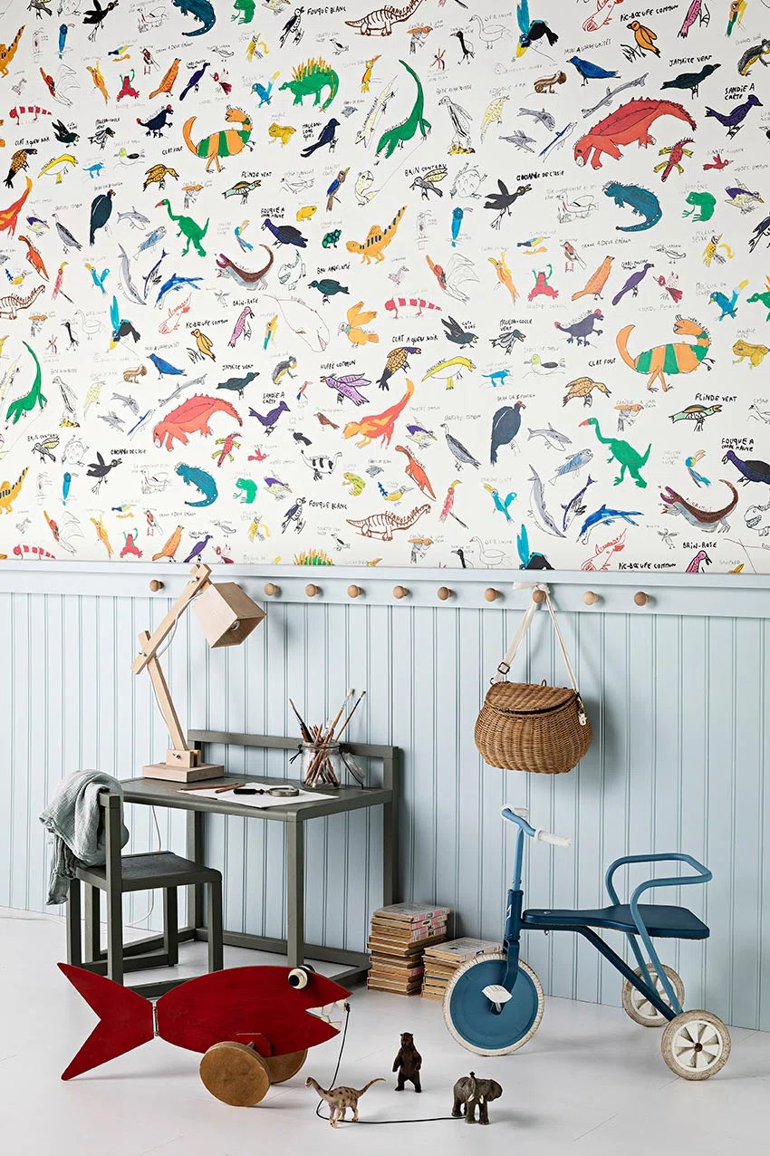 Pierre Frey behang Encyclopedie Multicolore FP818001