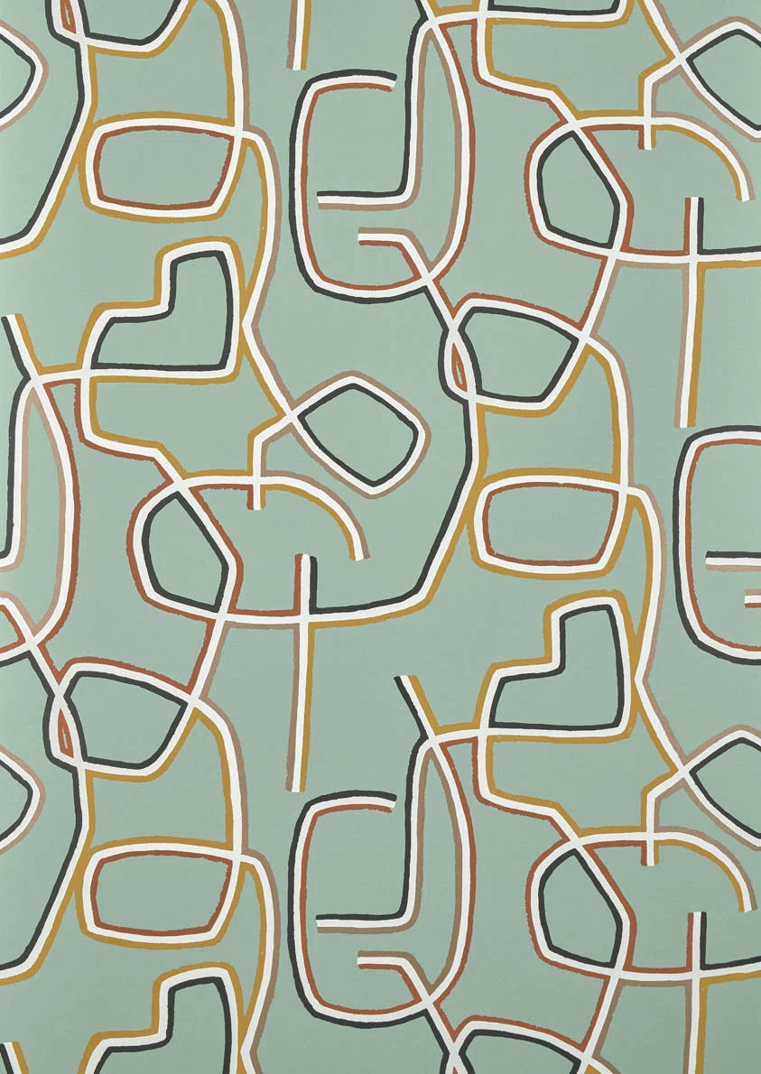 Pierre Frey behang Craphic Celadon FP070003