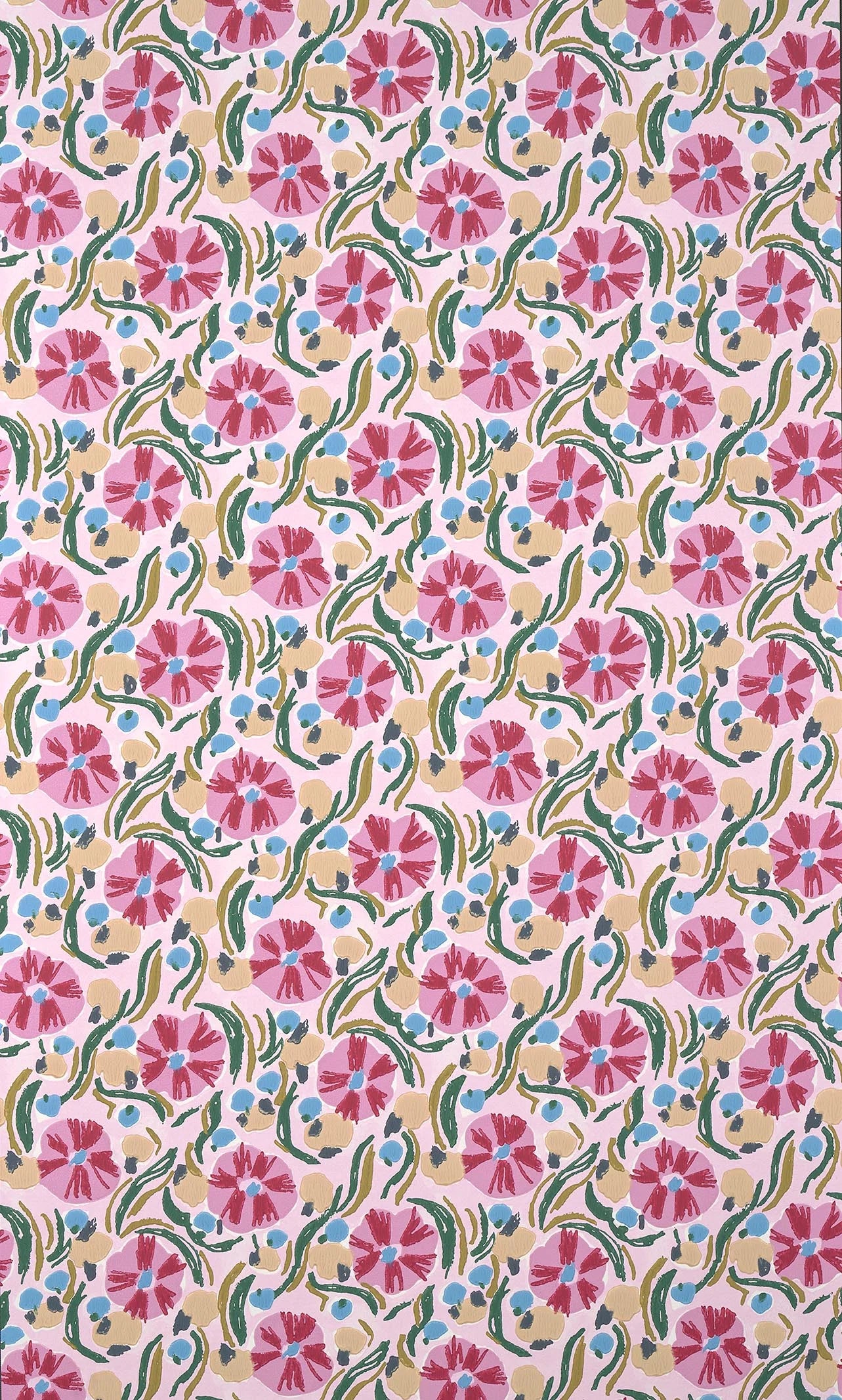 Pierre Frey behang Les Anemones - FP006002