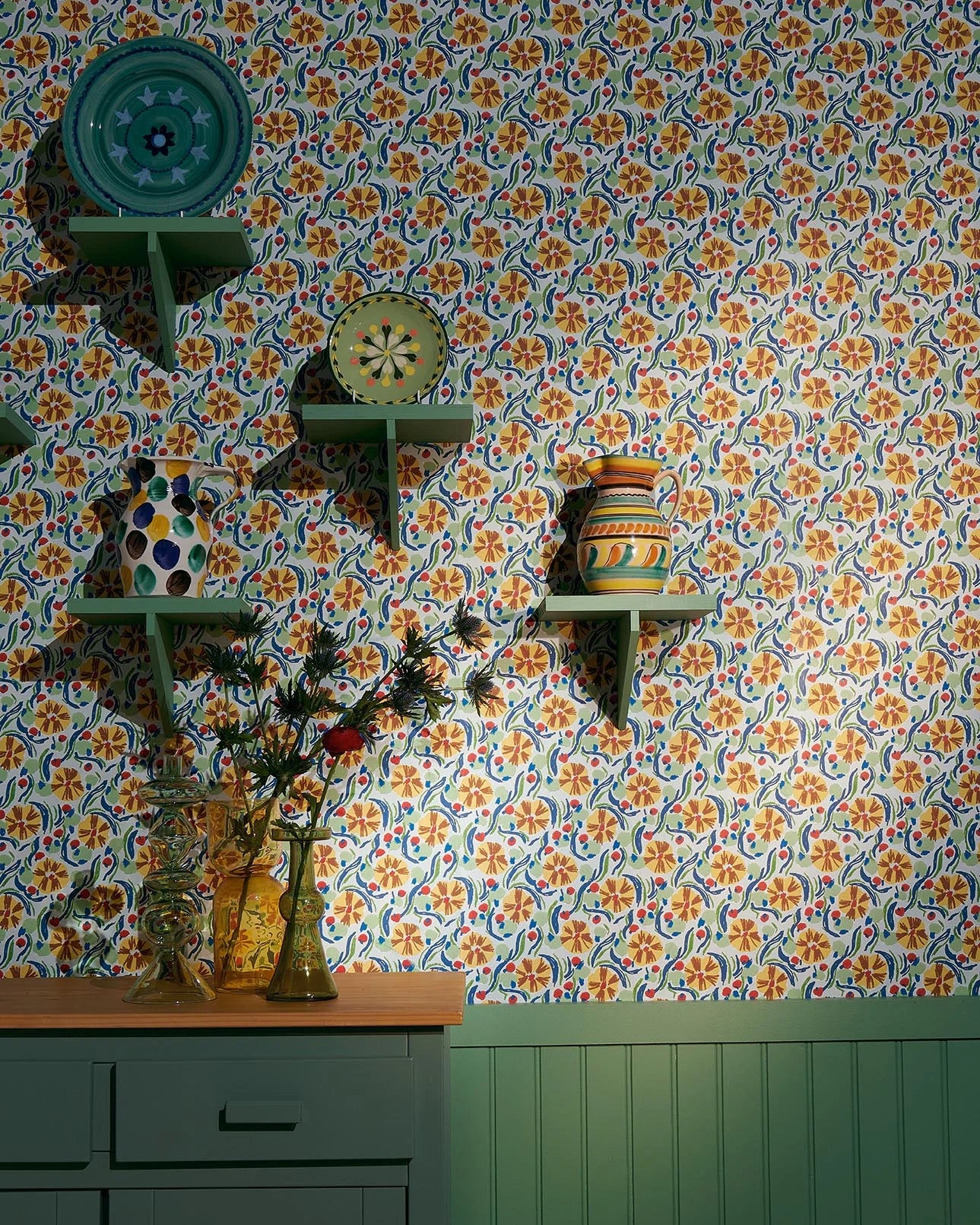 Pierre Frey behang Les Anemones - FP006003