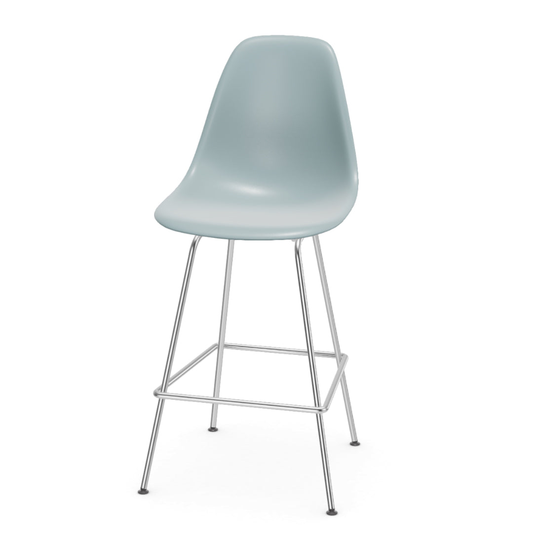 Vitra Eames plastic stool RE medium met Chroom onderstel