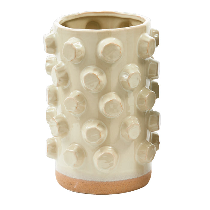 Pols Potten Structure vaas beige - M