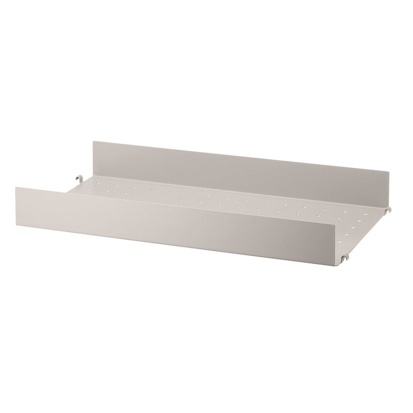 String metal shelf high edge 58 x 30