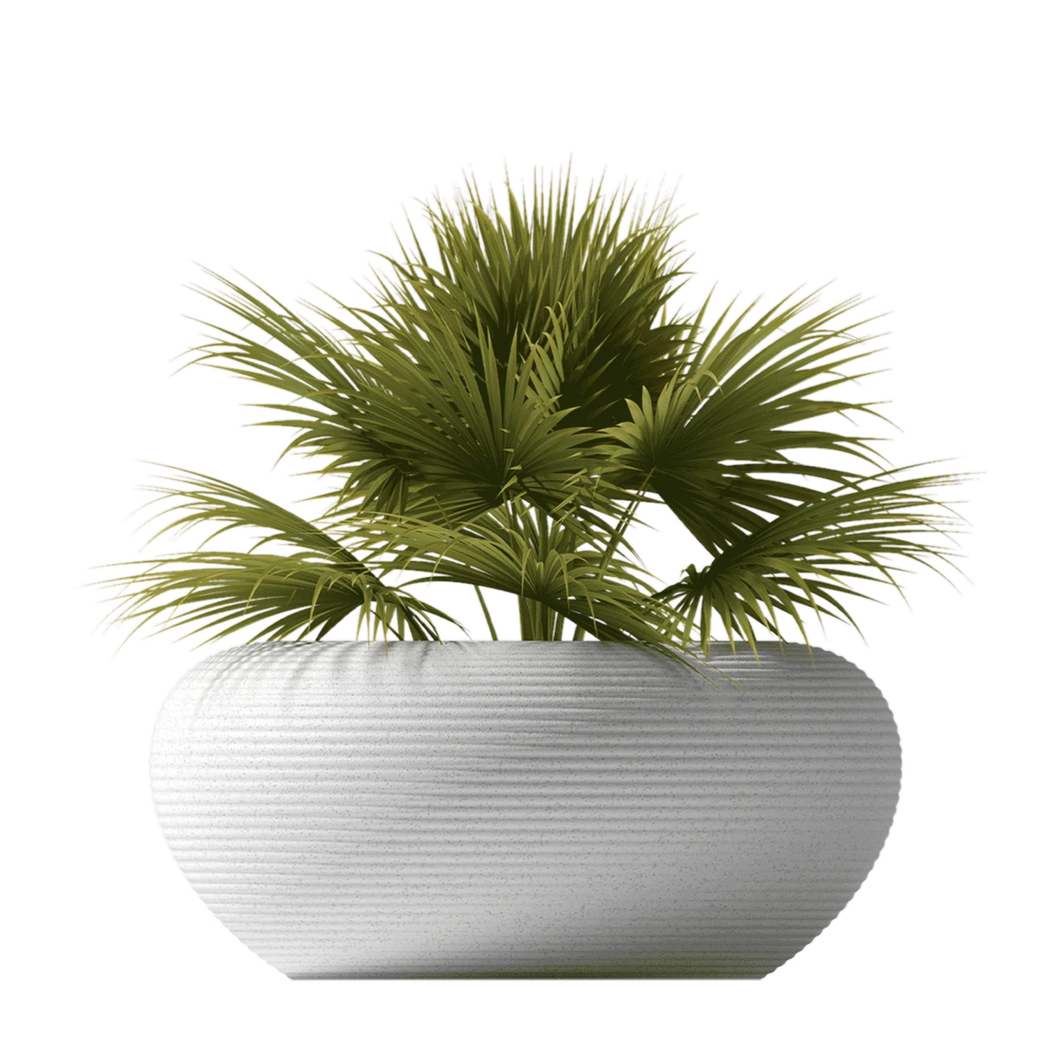 Qeeboo Nami Planter stone white