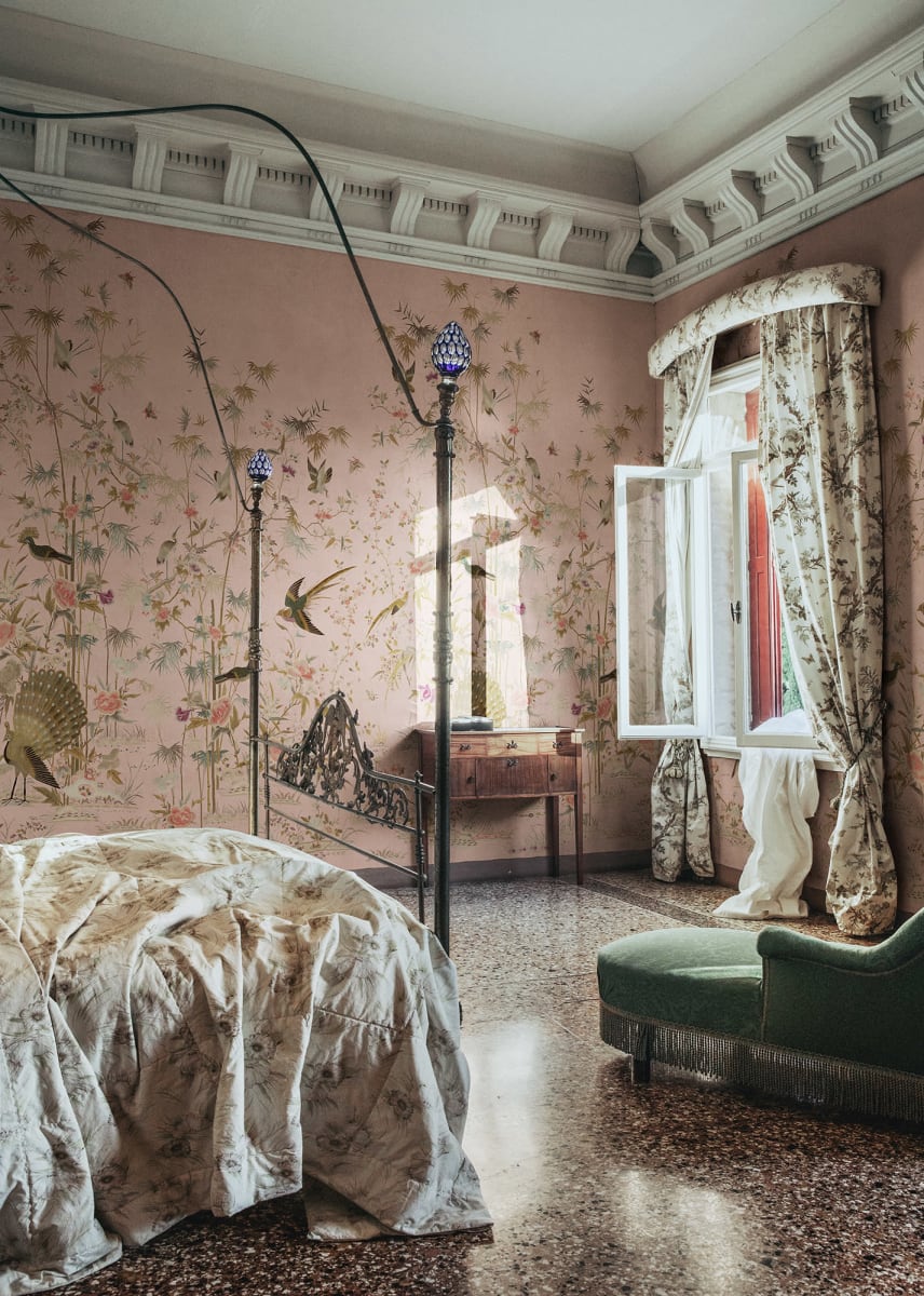 Sandberg Chinoiserie Garden Pink S10417