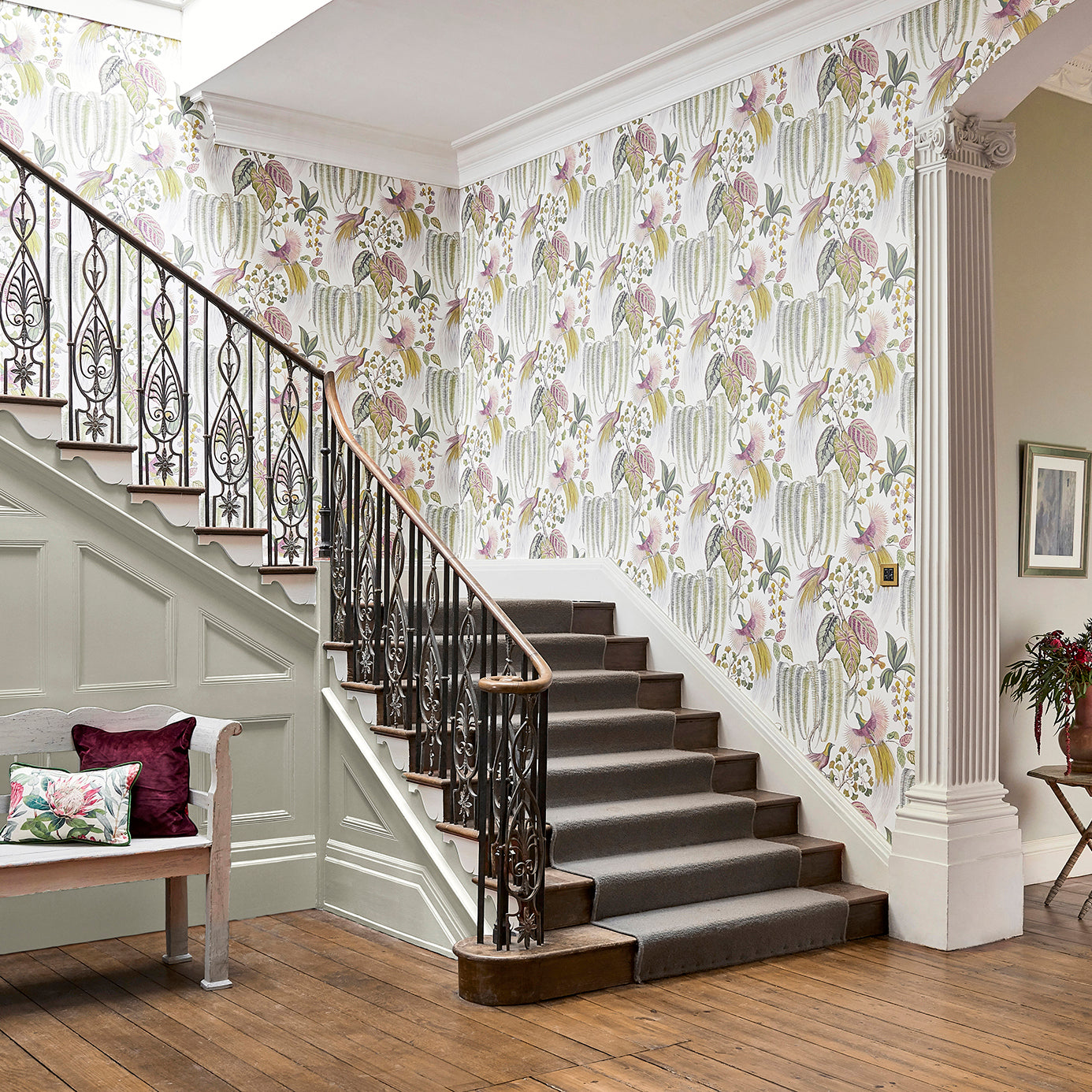 Sanderson Bird of paradise Linen 216652