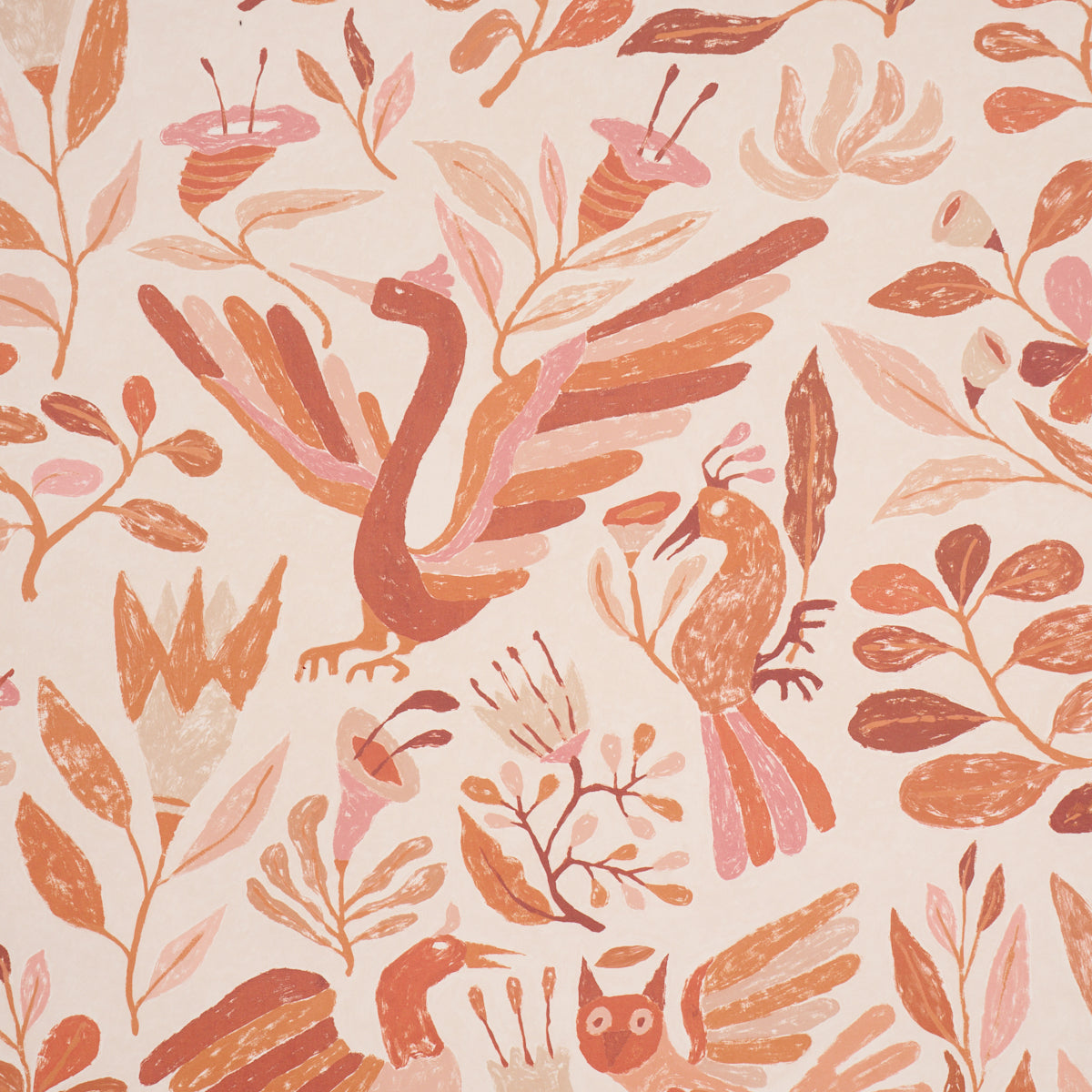 Schumacher Canopy Terracotta detailfoto