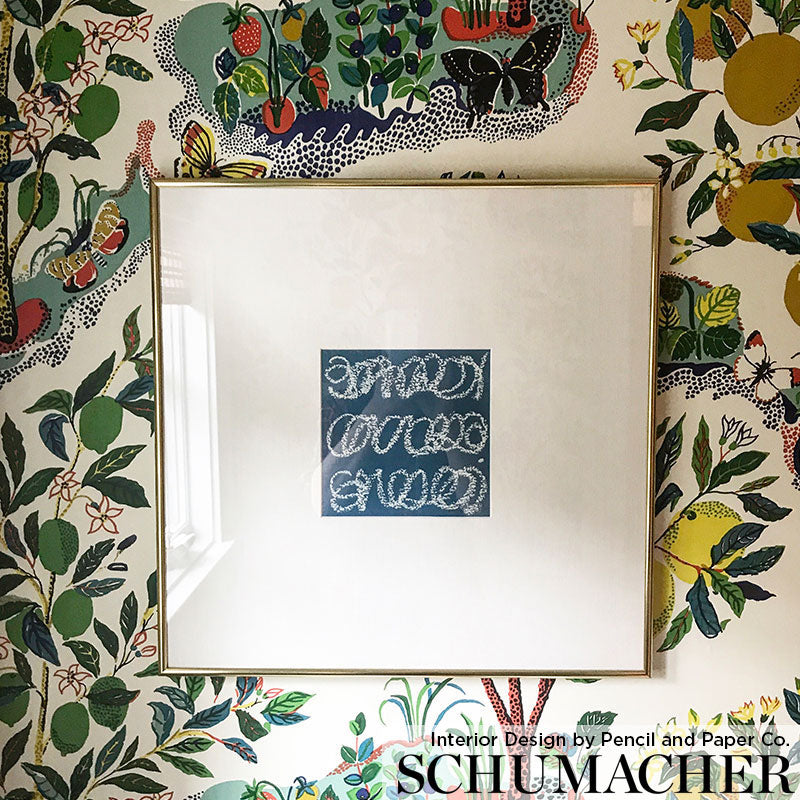 Schumacher Citrus Garden Panel detailfoto