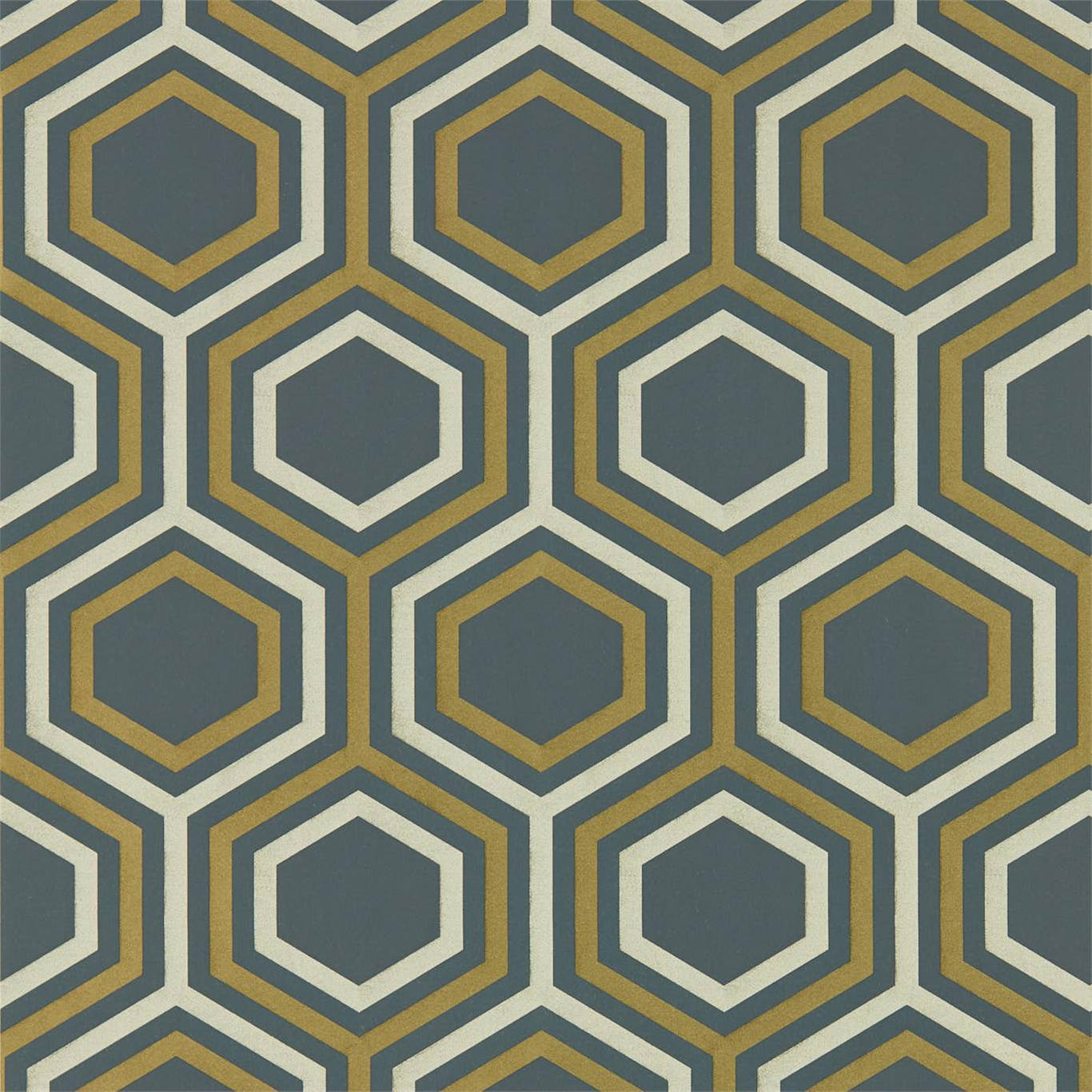 Harlequin behang Selo Ebony/Gold112149