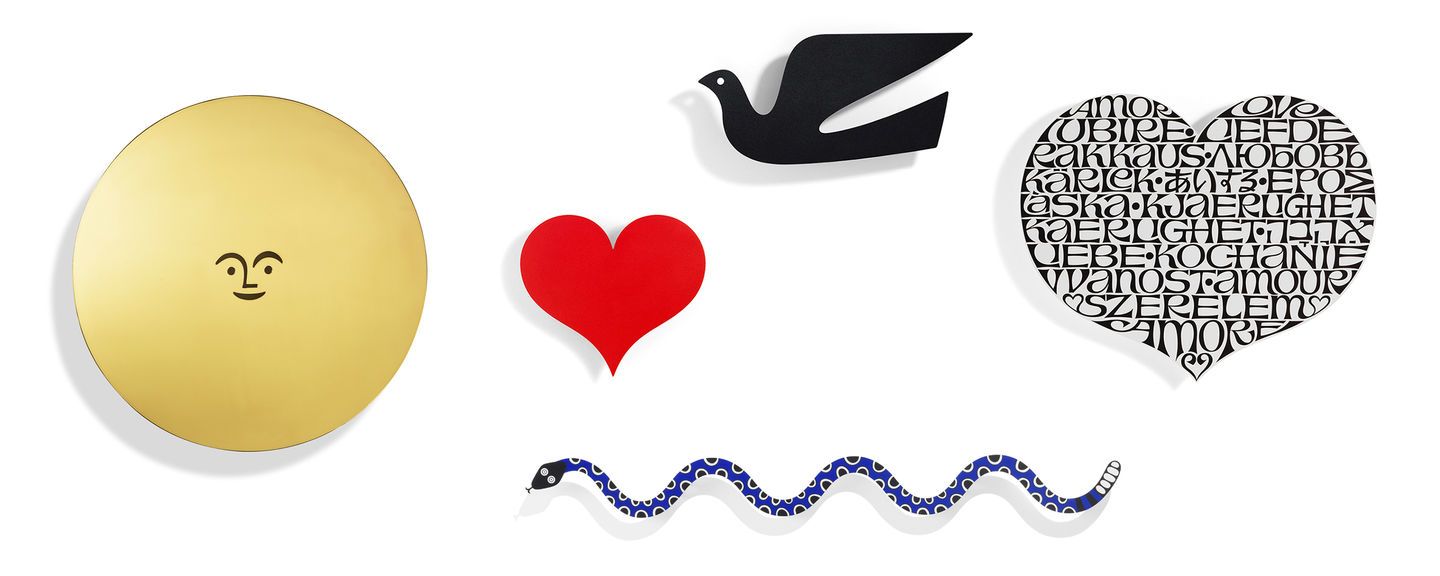 Vitra Metal Wall Relief International Love Heart