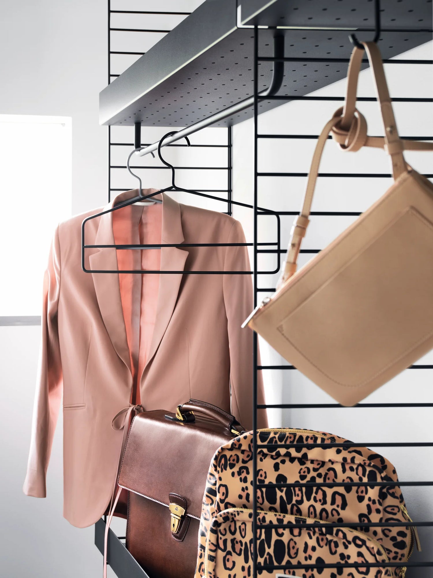 String metal shelf high edge 78 x 30