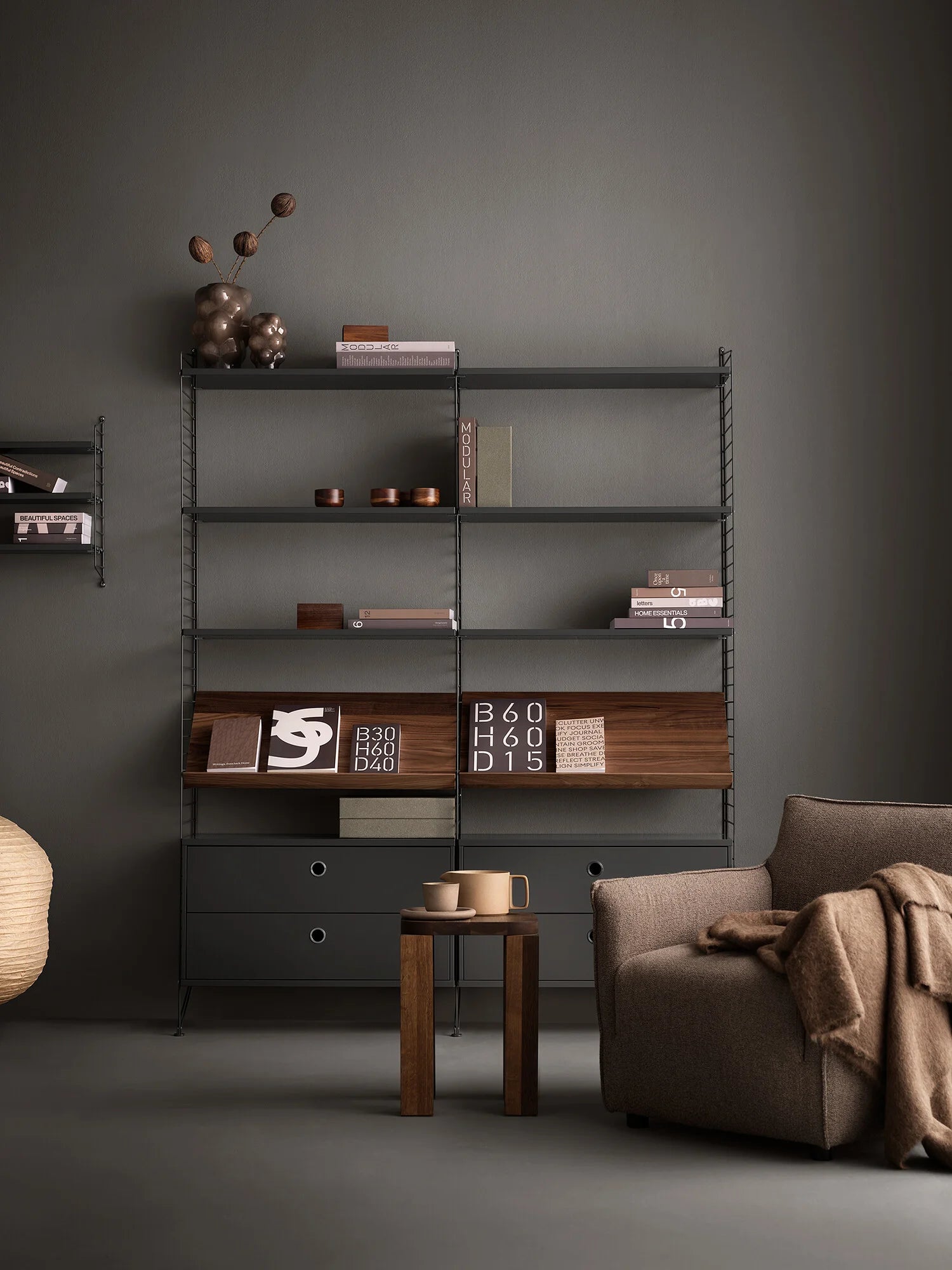 String Cabinet with two drawers