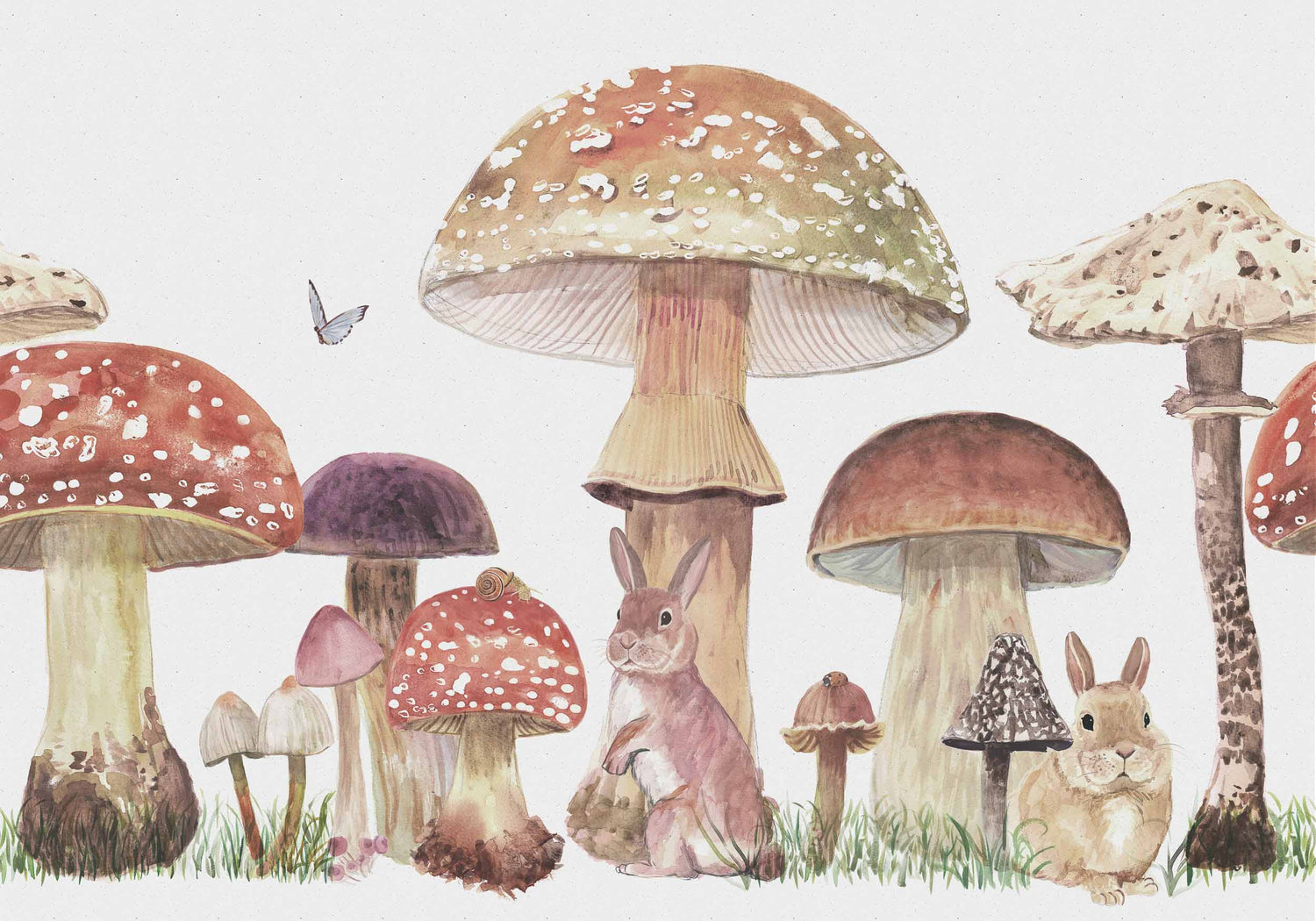 Coordonné behang Sweet forest Peach 9700011