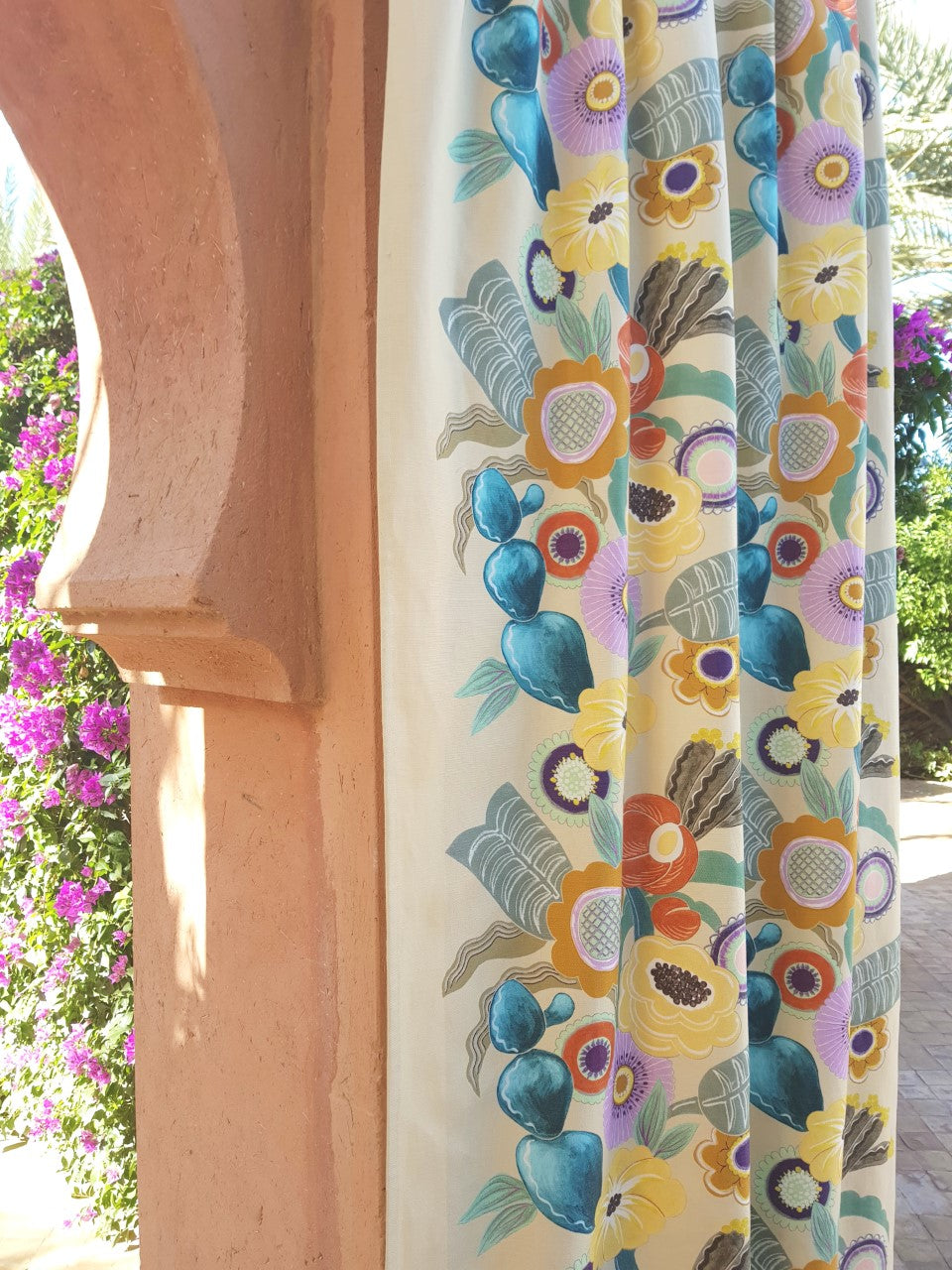 Karin Sajo stof Bouquet KS 152 - Argile