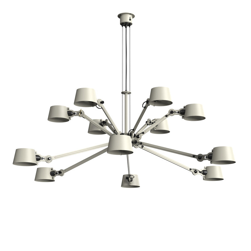 tonone Bolt Chandelier 12 arm grijs