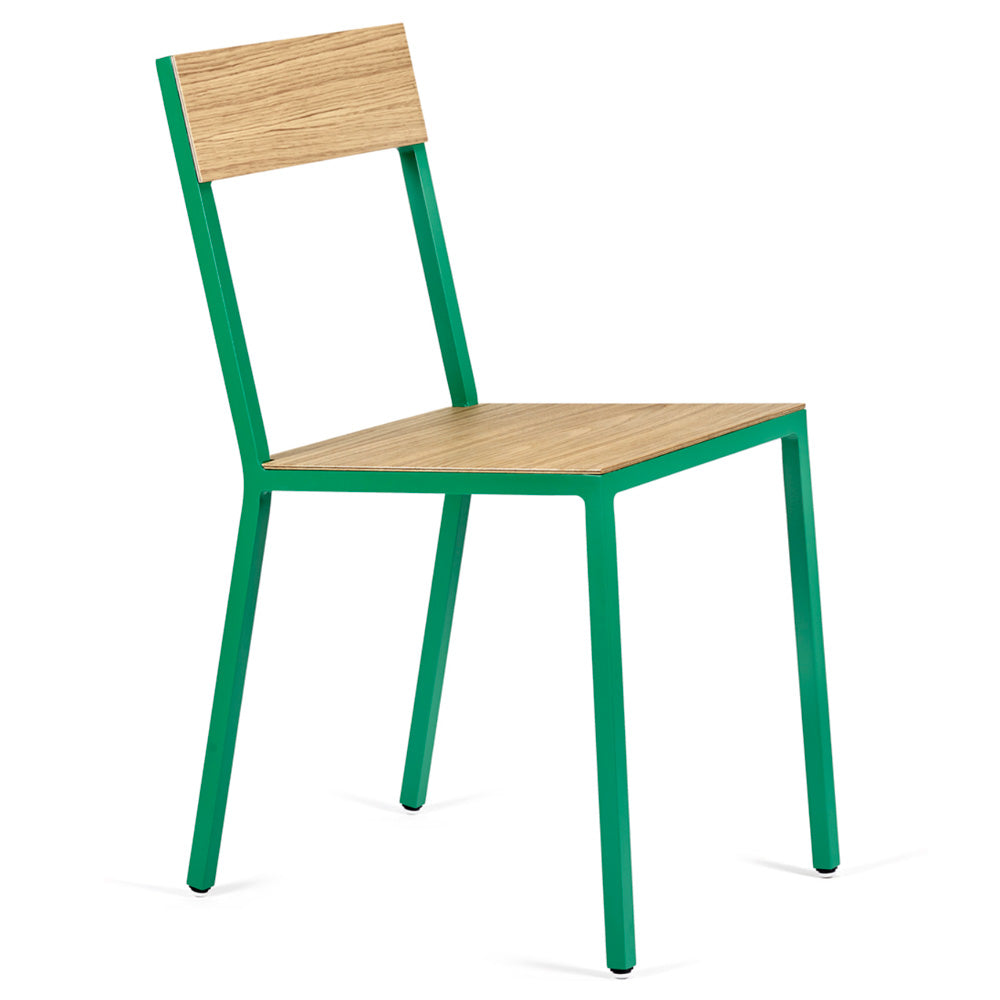 Valerie Alu Chair Wood Green Frame