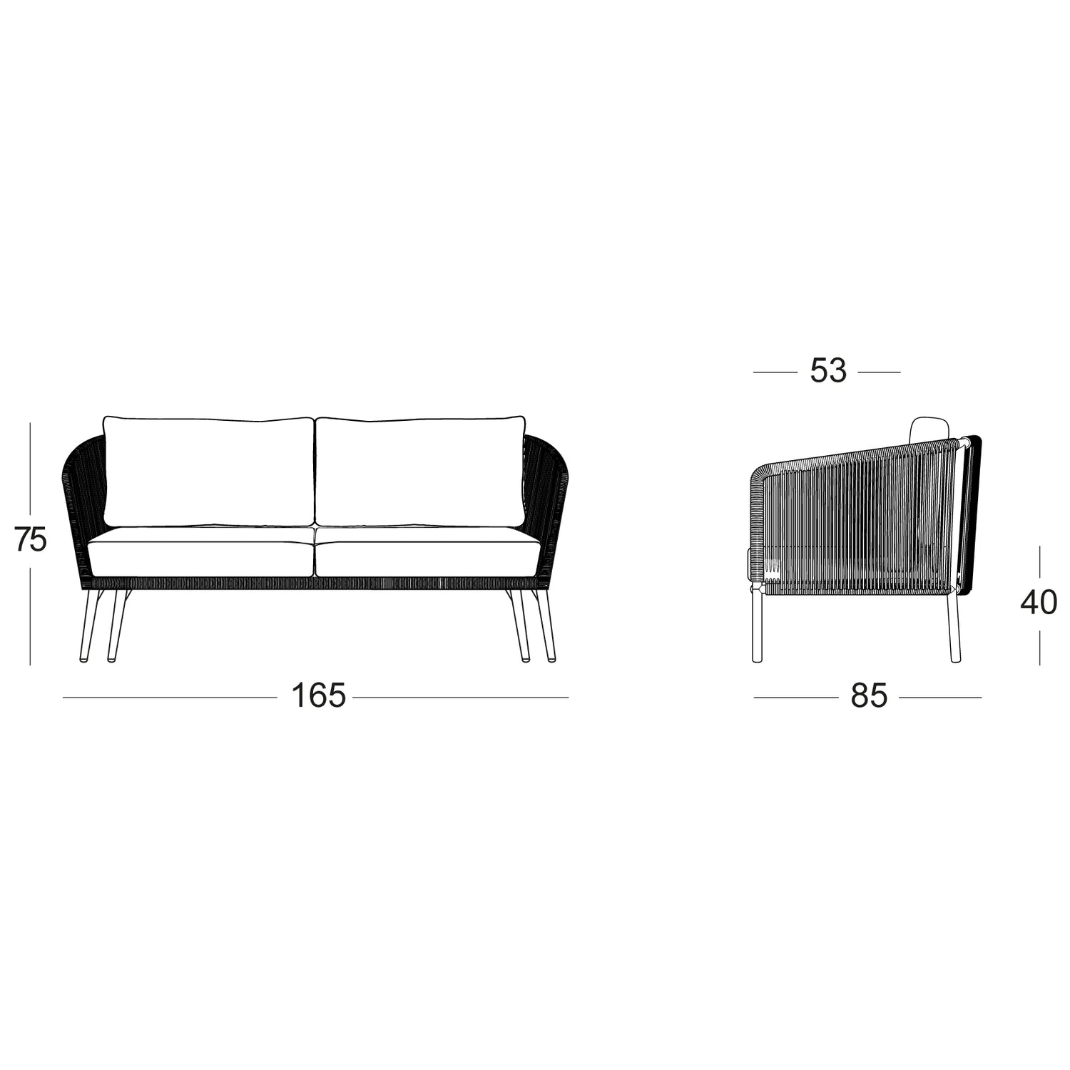 Vincent Sheppard Akari lounge sofa 2,5S