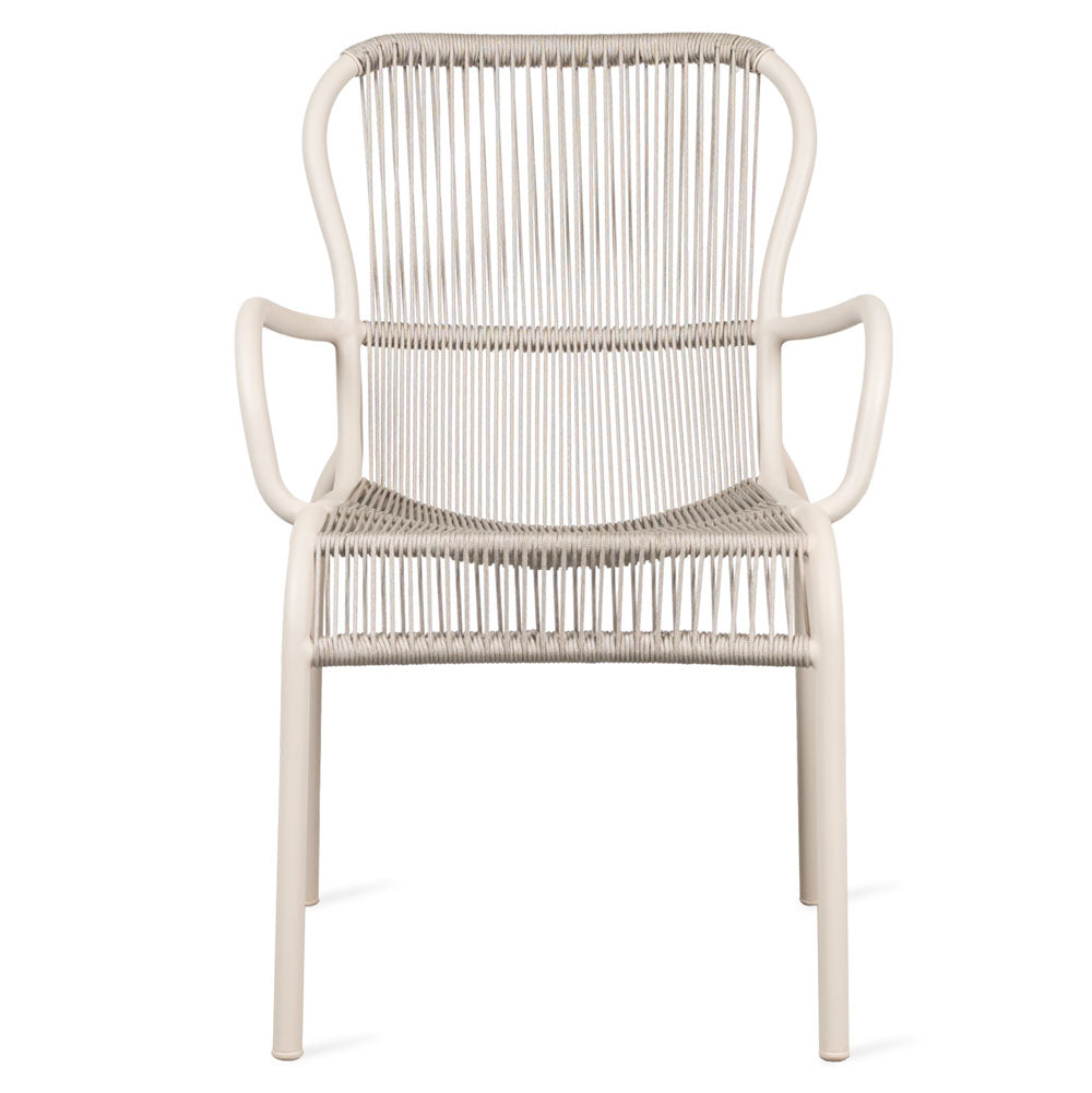 Vincent Sheppard Loop Dining Chair Outdoor dune white