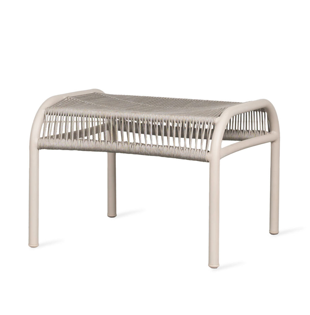 Vincent Sheppard Loop Footrest Outdoor dune white voetebankje