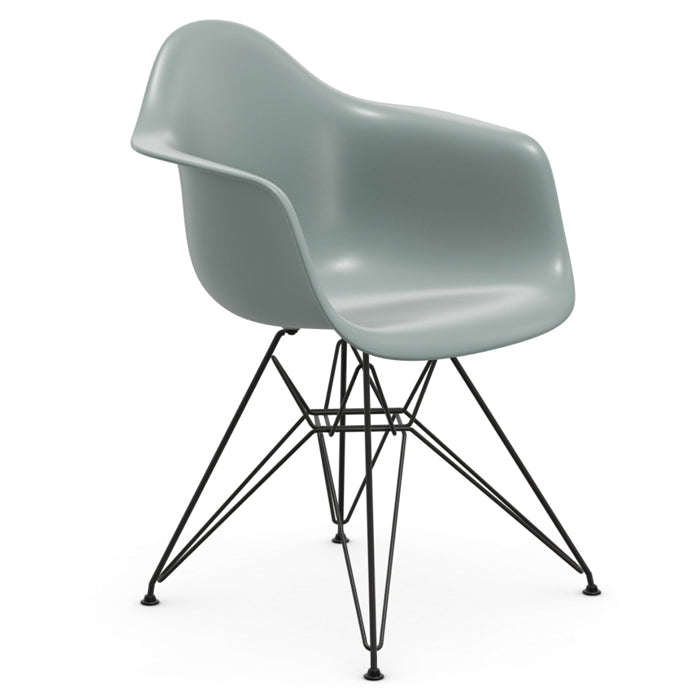 Vitra Eames DAR  re stoel zwart onderstel