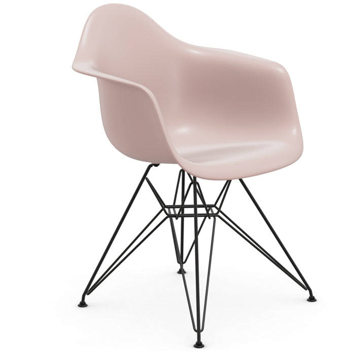 Vitra Eames DAR  re stoel zwart onderstel