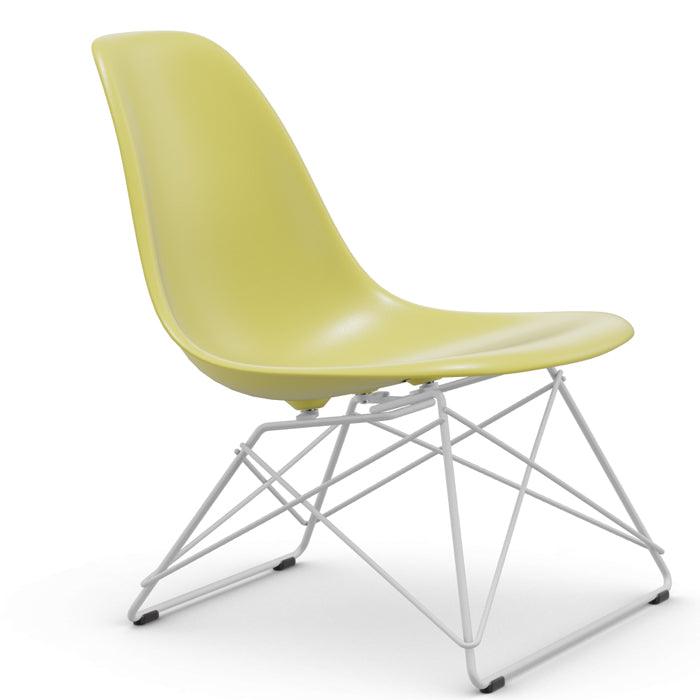 Vitra Eames Plastic Side Chair LSR wit onderstel