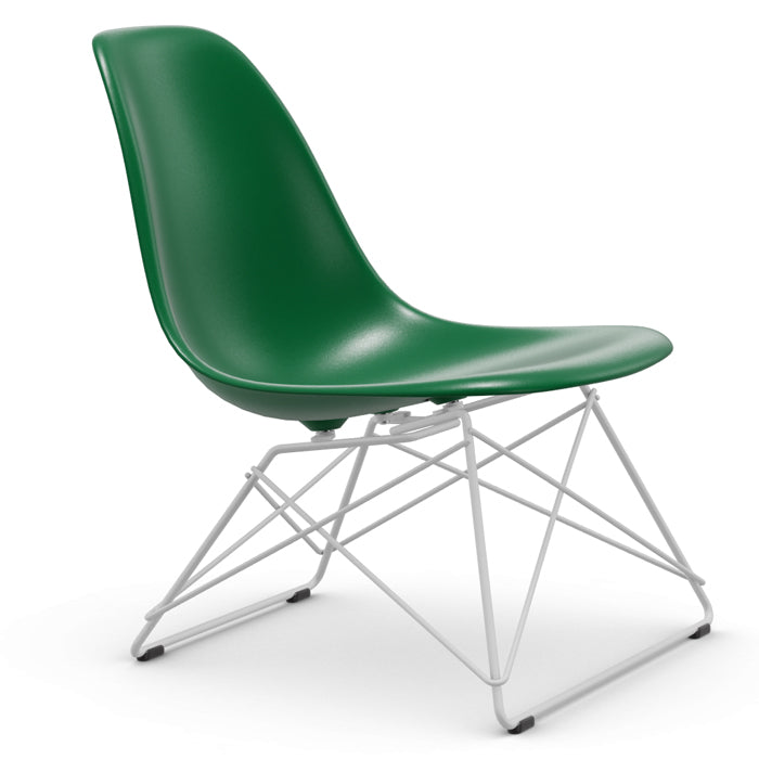 Vitra Eames Plastic Side Chair LSR wit onderstel