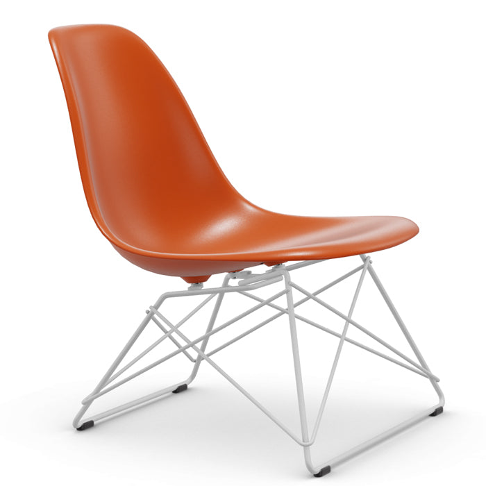 Vitra Eames Plastic Side Chair LSR wit onderstel