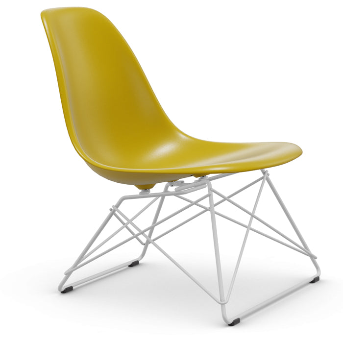 Vitra Eames Plastic Side Chair LSR wit onderstel