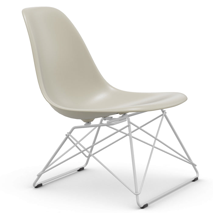 Vitra Eames Plastic Side Chair LSR wit onderstel