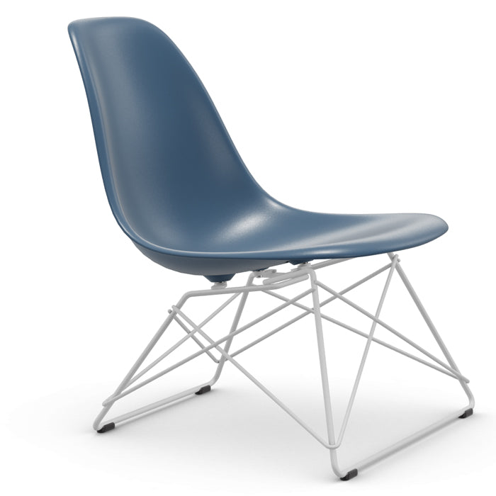 Vitra Eames Plastic Side Chair LSR wit onderstel