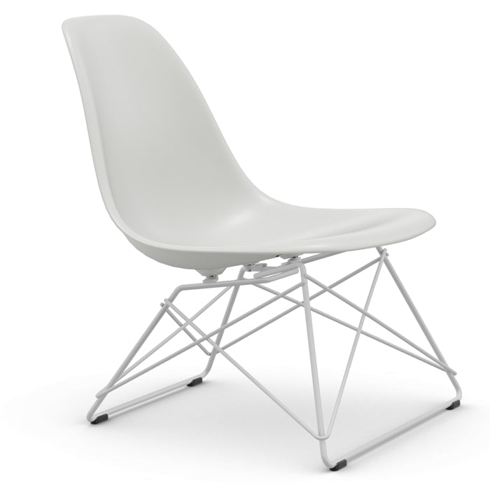 Vitra Eames Plastic Side Chair LSR wit onderstel